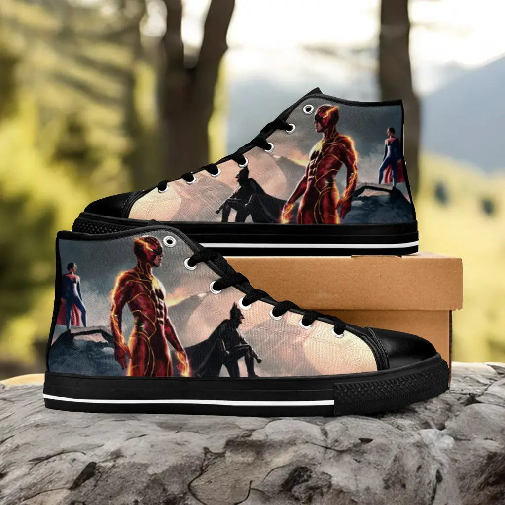 Flash Justice League Custom High Top Sneakers Shoes