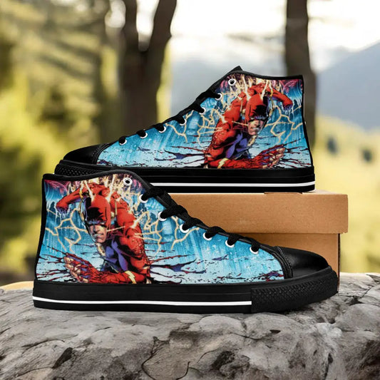 Flash Justice League Custom High Top Sneakers Shoes