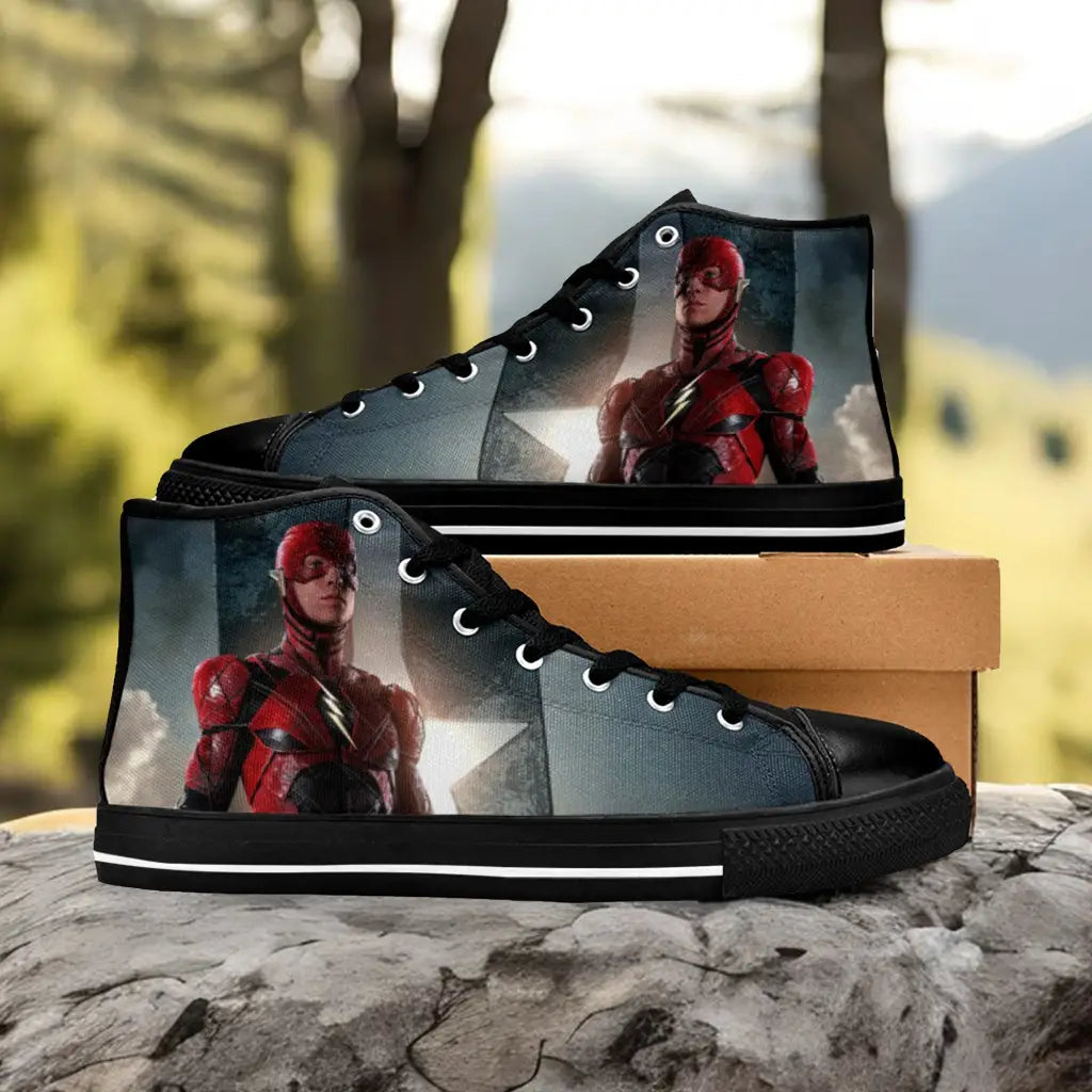 Flash Justice League Custom High Top Sneakers Shoes