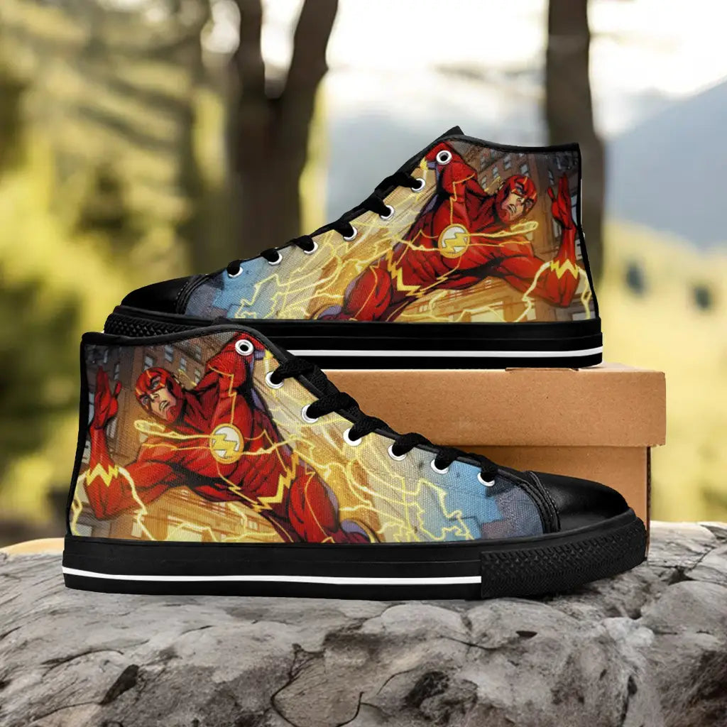 Flash Justice League Custom High Top Sneakers Shoes