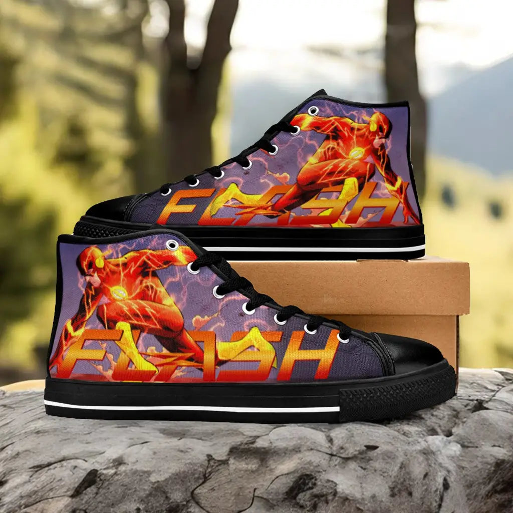 Flash Justice League Custom High Top Sneakers Shoes