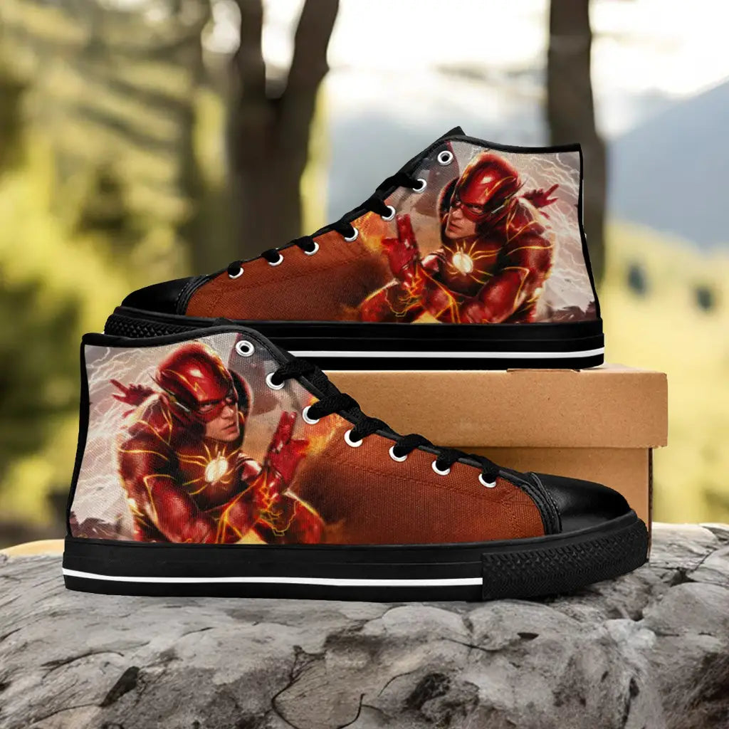 Flash Justice League Custom High Top Sneakers Shoes