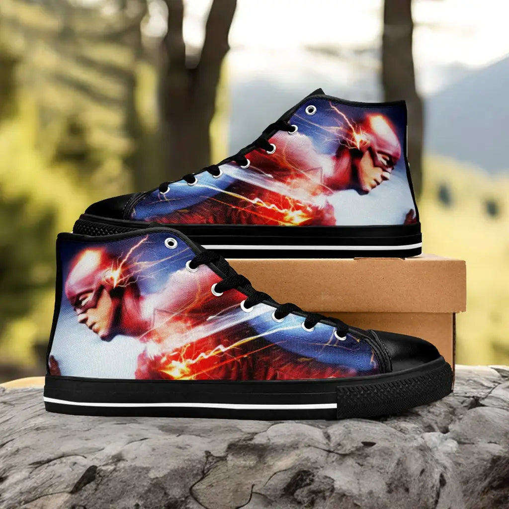 Flash Justice League Custom High Top Sneakers Shoes