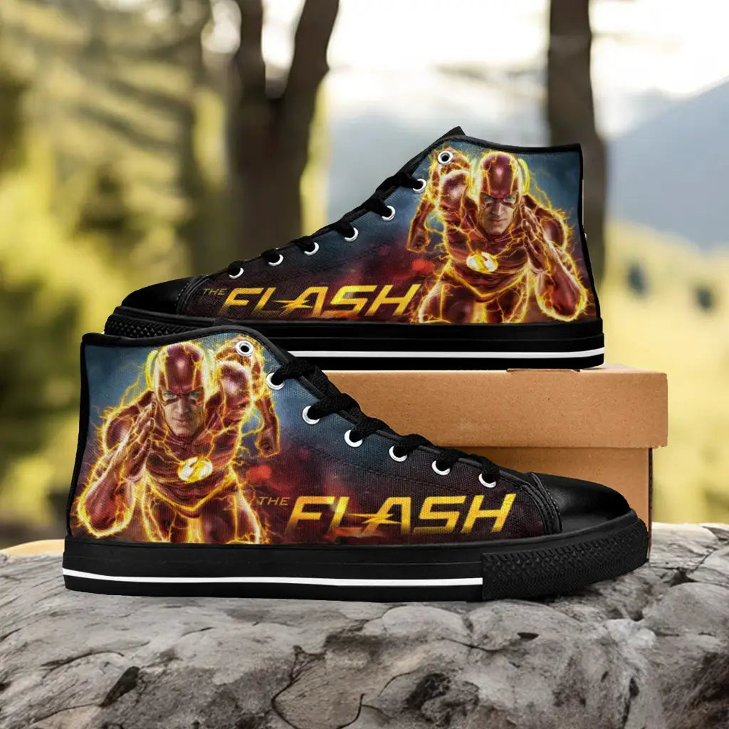 Flash Justice League Custom High Top Sneakers Shoes