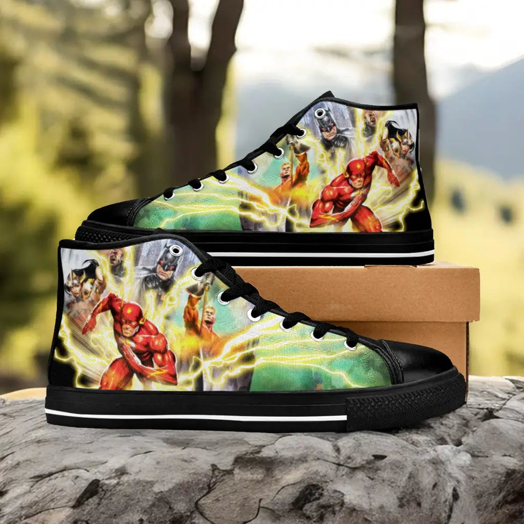 Flash Justice League Custom High Top Sneakers Shoes
