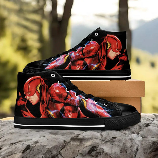 Flash Justice League Custom High Top Sneakers Shoes