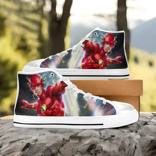 Flash Justice League Custom High Top Sneakers Shoes