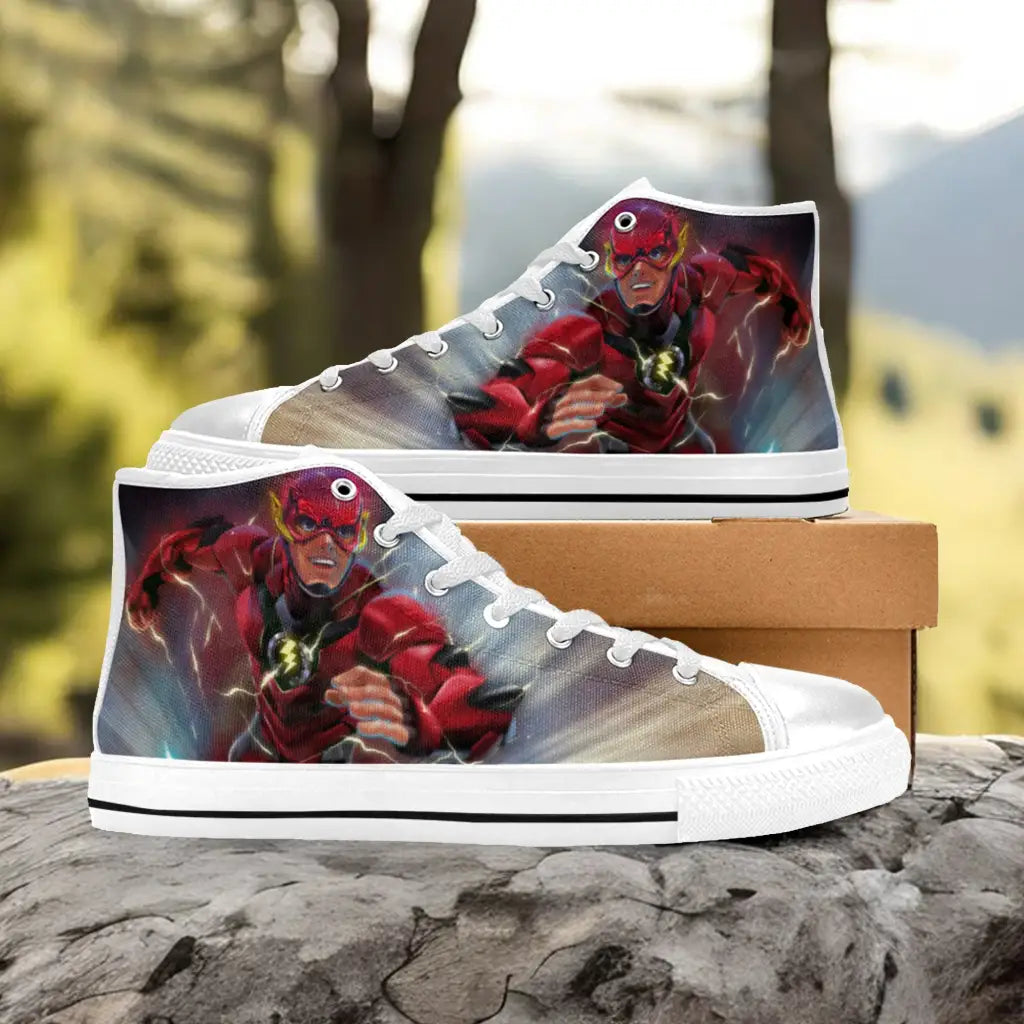 Flash Justice League Custom High Top Sneakers Shoes