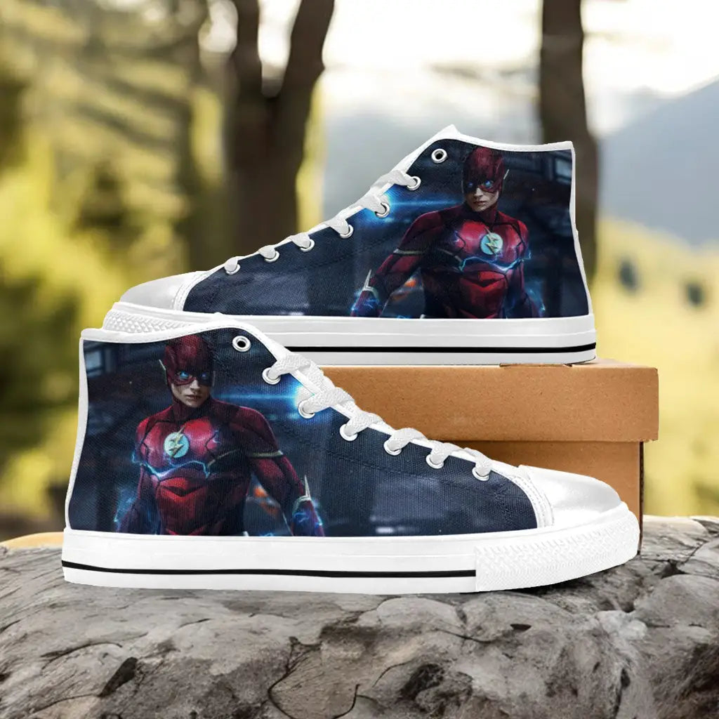 Flash Justice League Custom High Top Sneakers Shoes