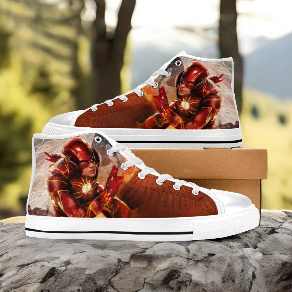 Flash Justice League Custom High Top Sneakers Shoes