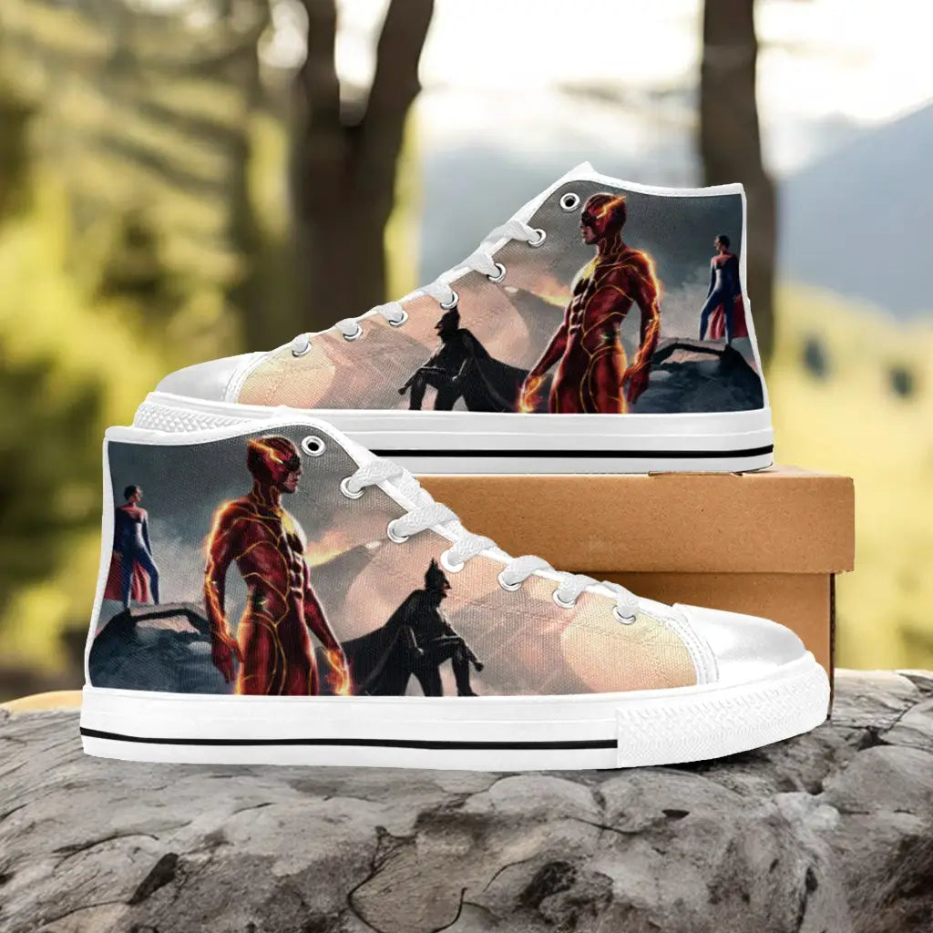 Flash Justice League Custom High Top Sneakers Shoes