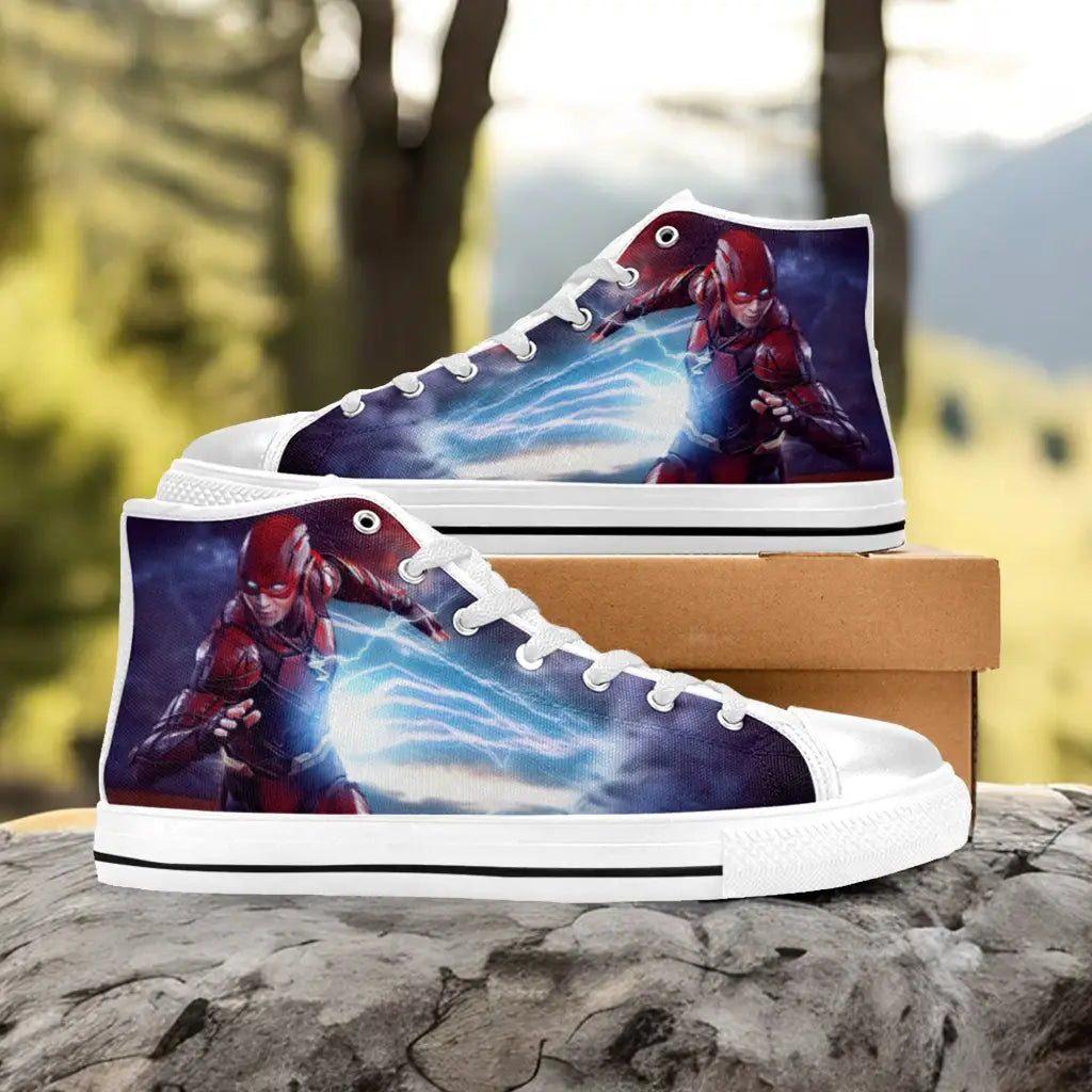 Flash Justice League Custom High Top Sneakers Shoes