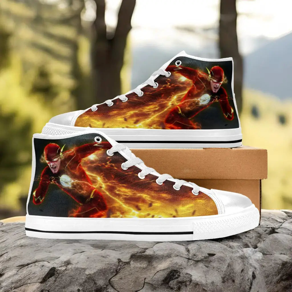 Flash Justice League Custom High Top Sneakers Shoes