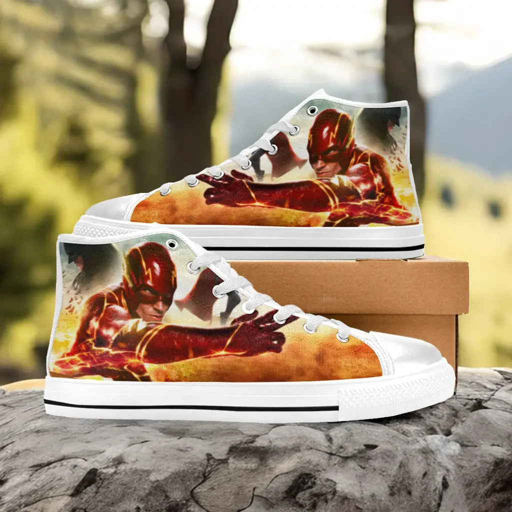 Flash Justice League Custom High Top Sneakers Shoes