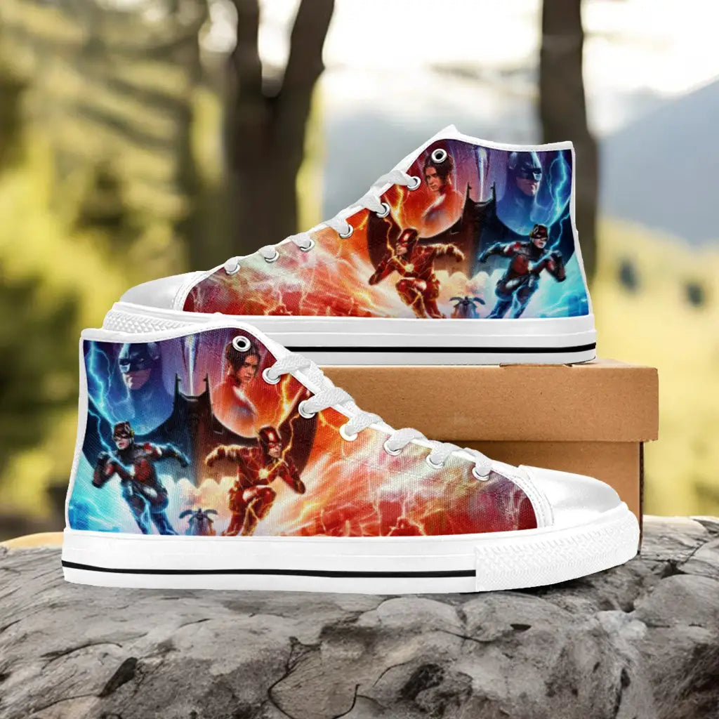 Flash Justice League Custom High Top Sneakers Shoes