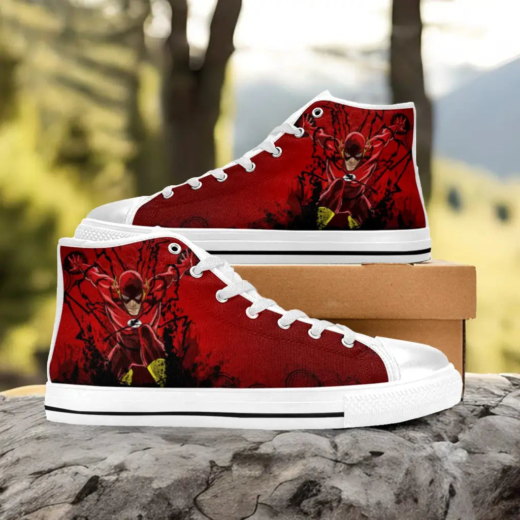 Flash Justice League Custom High Top Sneakers Shoes