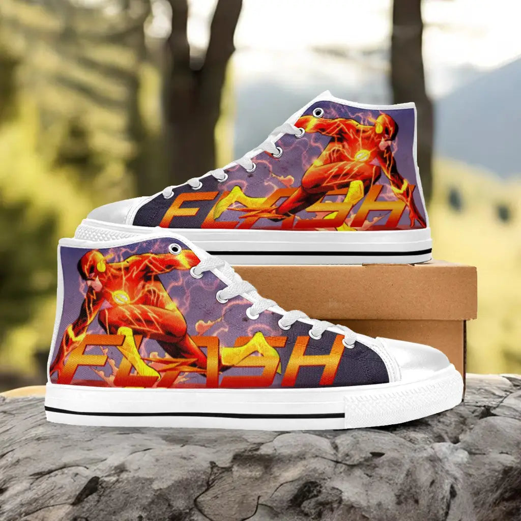 Flash Justice League Custom High Top Sneakers Shoes