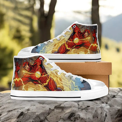 Flash Justice League Custom High Top Sneakers Shoes