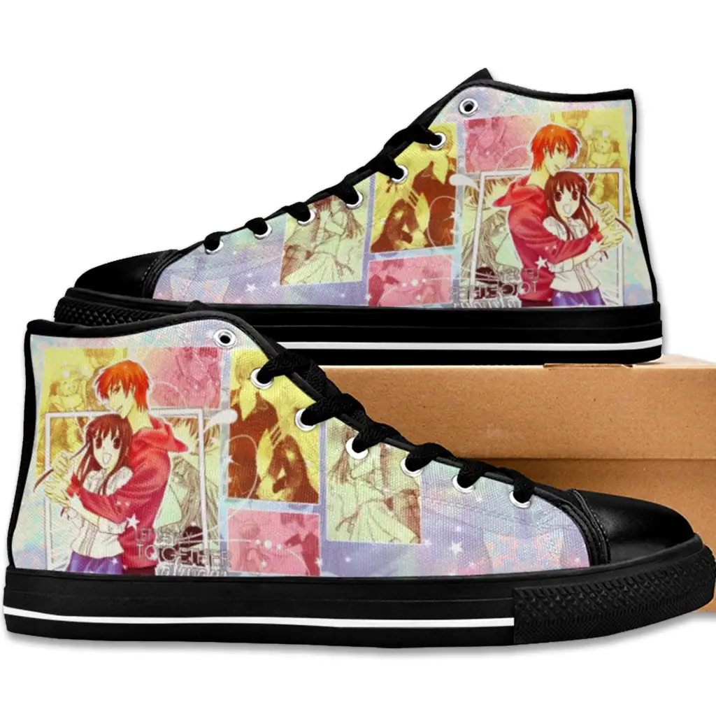 Fruits Basket Tohru Honda Cute Love Shoes High Top Sneakers