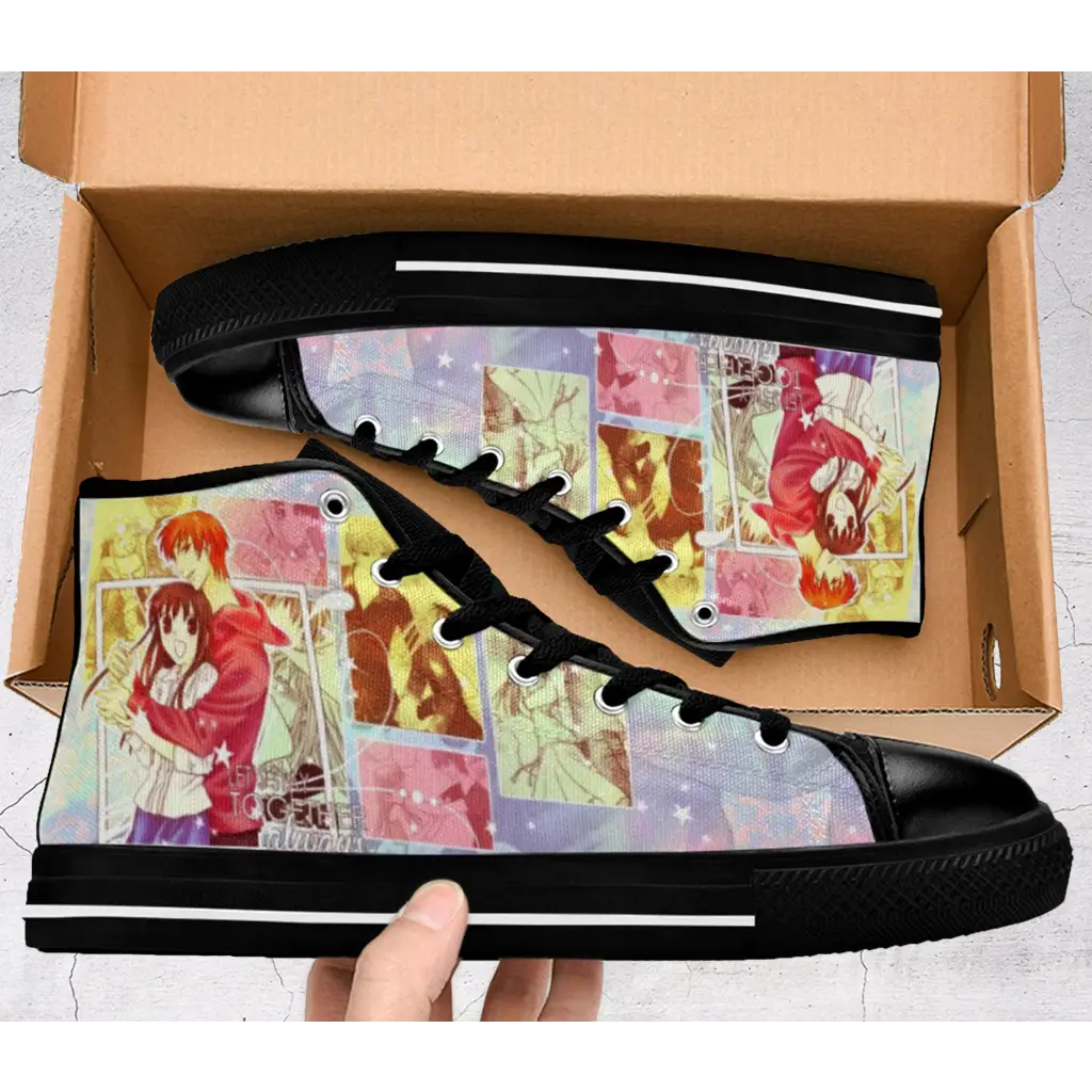 Fruits Basket Tohru Honda Cute Love Shoes High Top Sneakers