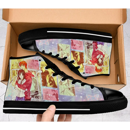 Fruits Basket Tohru Honda Cute Love Shoes High Top Sneakers