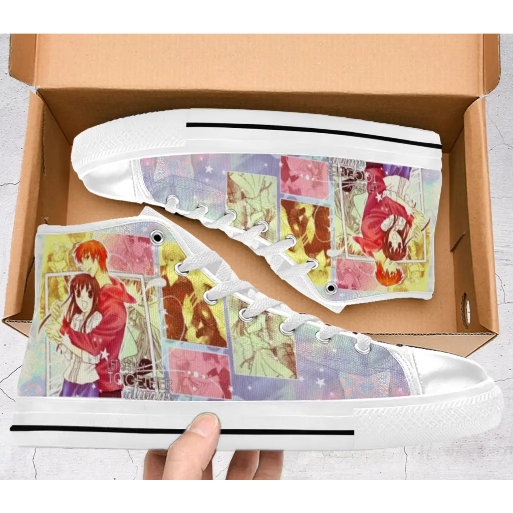 Fruits Basket Tohru Honda Cute Love Shoes High Top Sneakers