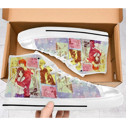 Fruits Basket Tohru Honda Cute Love Shoes High Top Sneakers