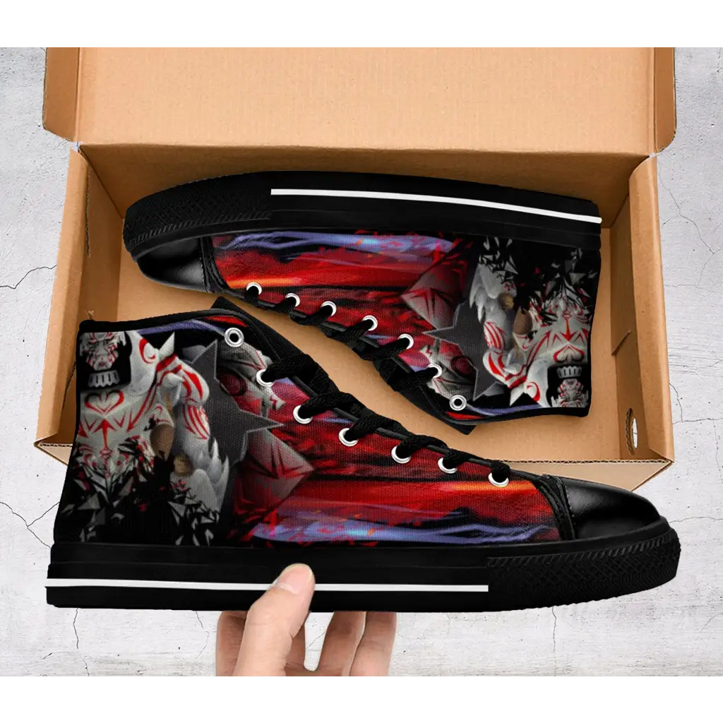 Fullmetal Alchemist Brotherhood Shoes High Top Sneakers