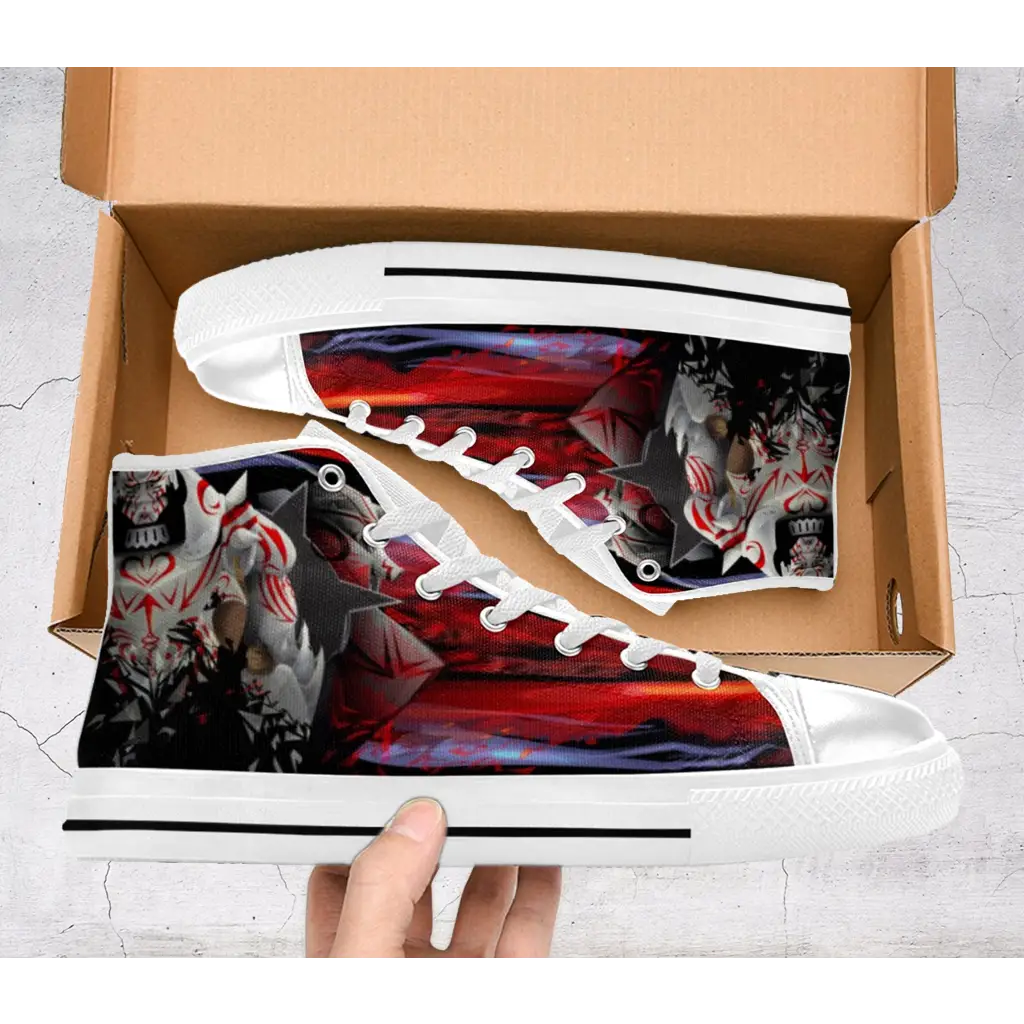 Fullmetal Alchemist Brotherhood Shoes High Top Sneakers