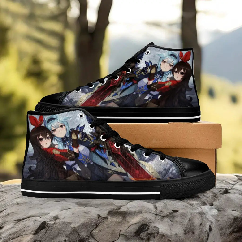 Genshin Impact Amber Eula Shoes High Top Sneakers