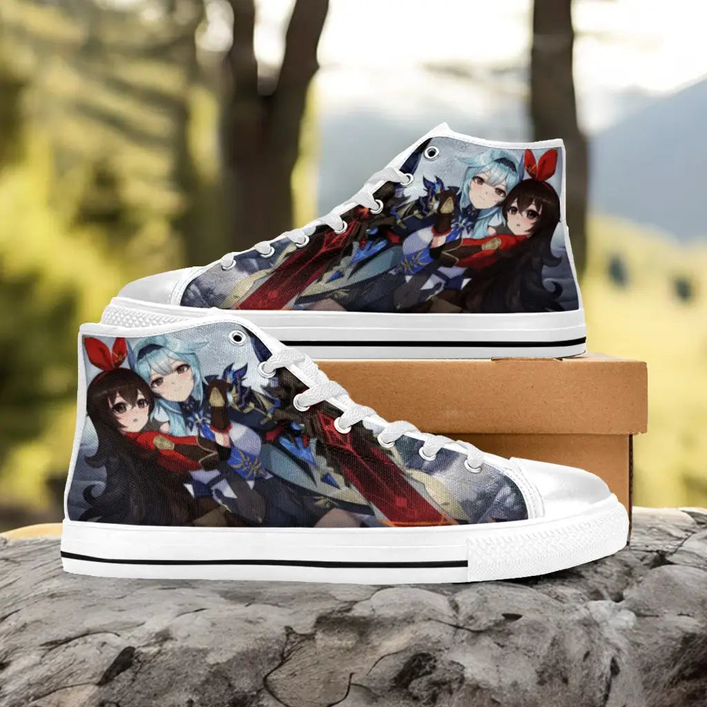 Genshin Impact Amber Eula Shoes High Top Sneakers