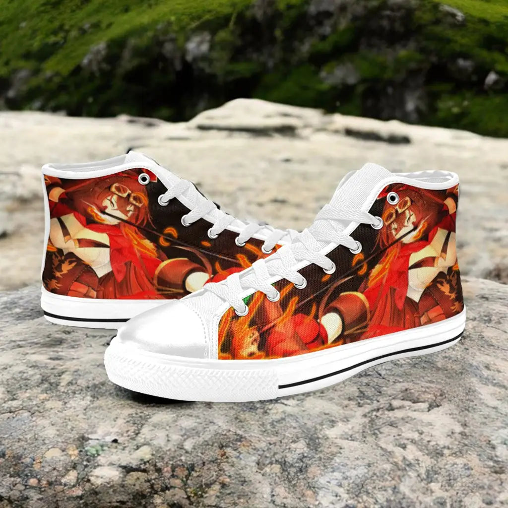 Genshin Impact Amber Shoes High Top Sneakers