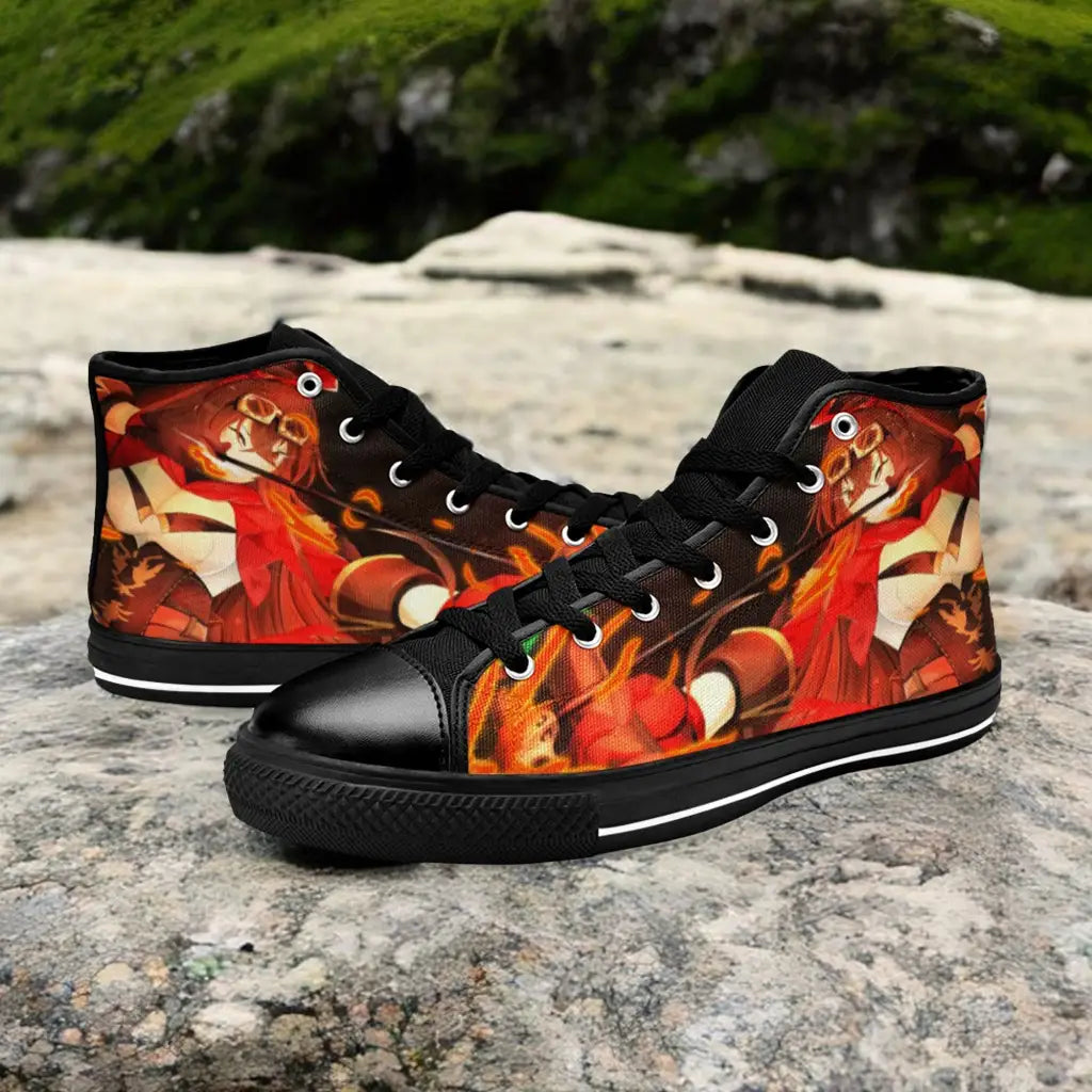 Genshin Impact Amber Shoes High Top Sneakers