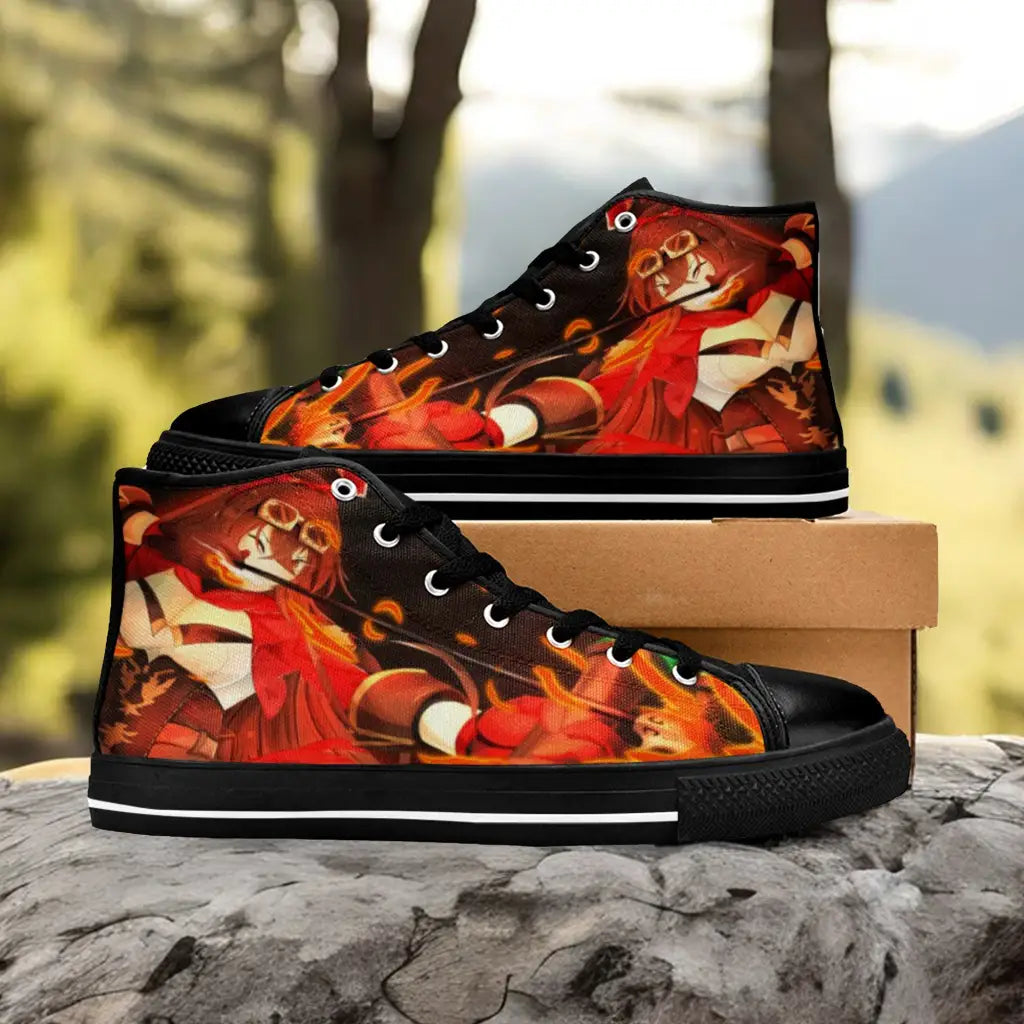 Genshin Impact Amber Shoes High Top Sneakers