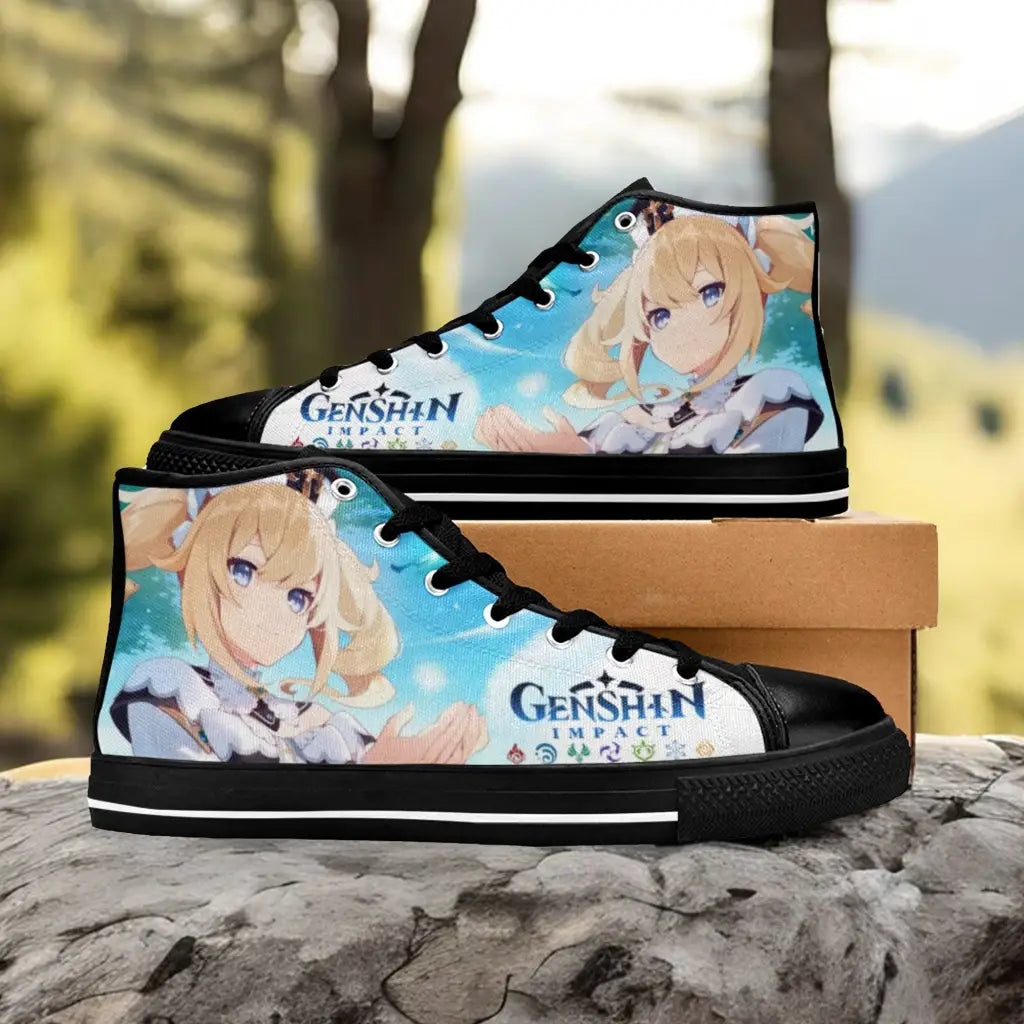 Genshin Impact Barbara Shoes High Top Sneakers