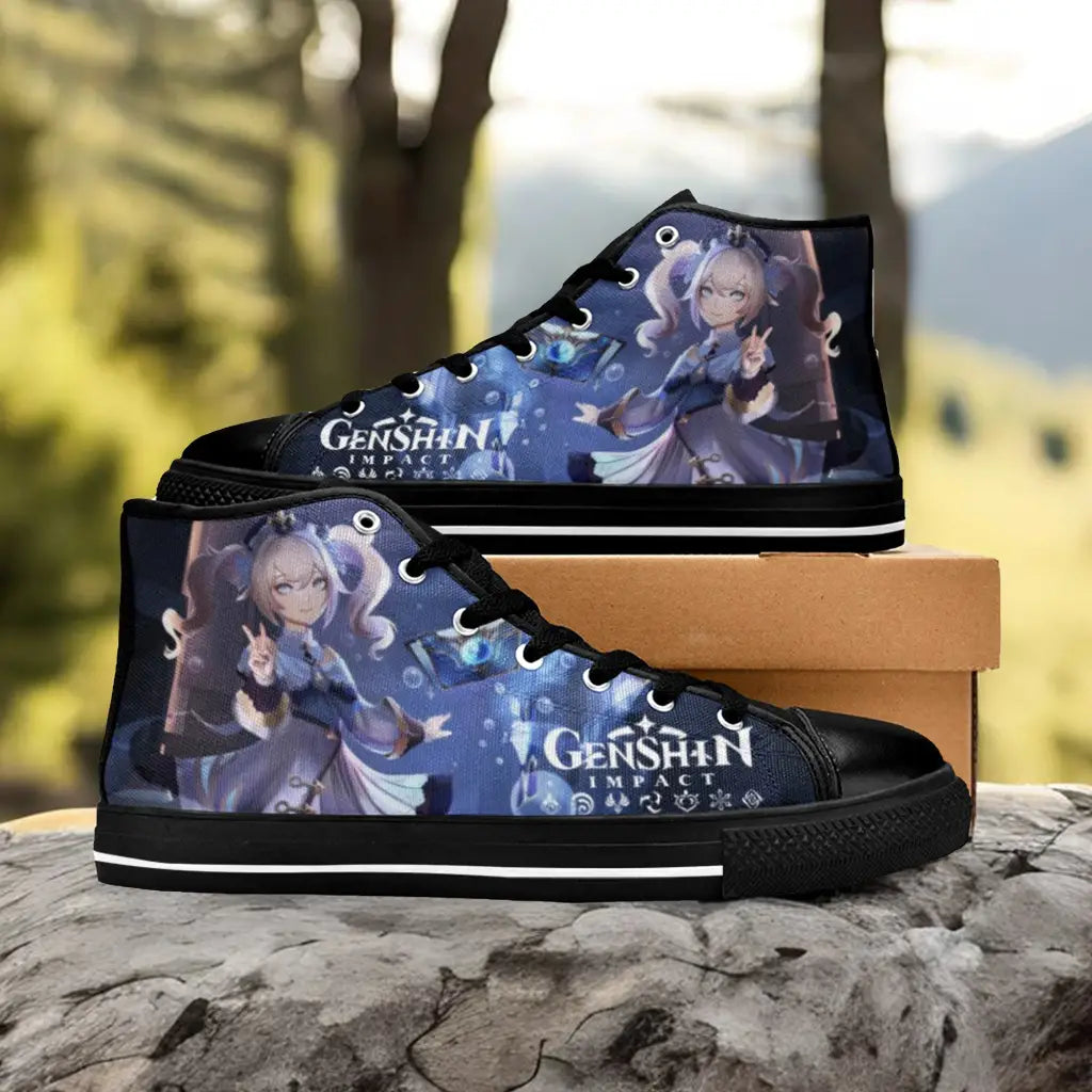 Genshin Impact Barbara Shoes High Top Sneakers