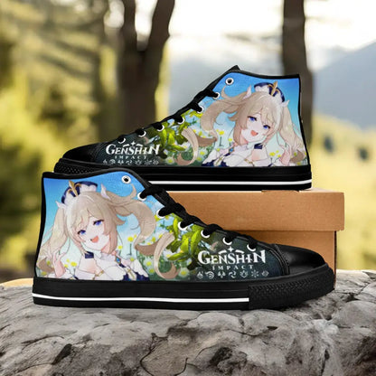 Genshin Impact Barbara Shoes High Top Sneakers