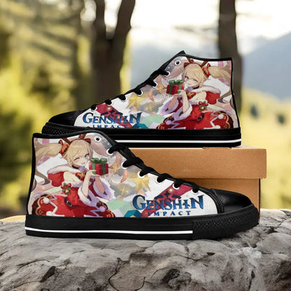 Genshin Impact Barbara Shoes High Top Sneakers