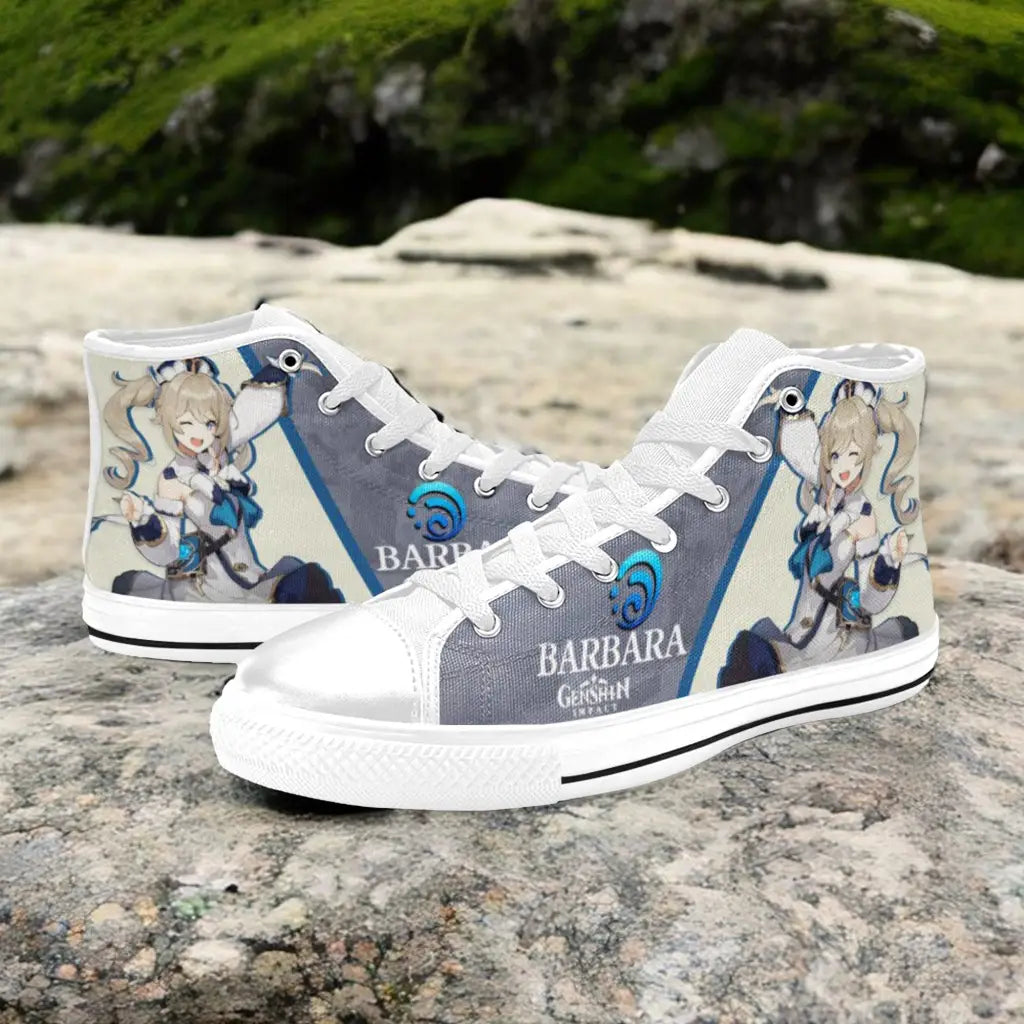 Genshin Impact Barbara Shoes High Top Sneakers