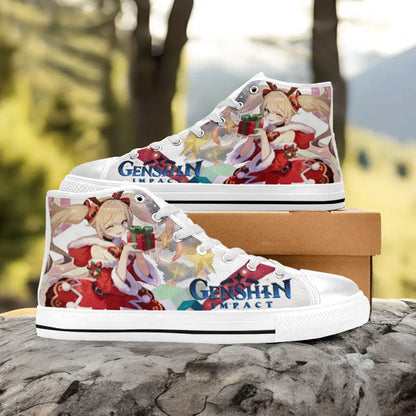 Genshin Impact Barbara Shoes High Top Sneakers