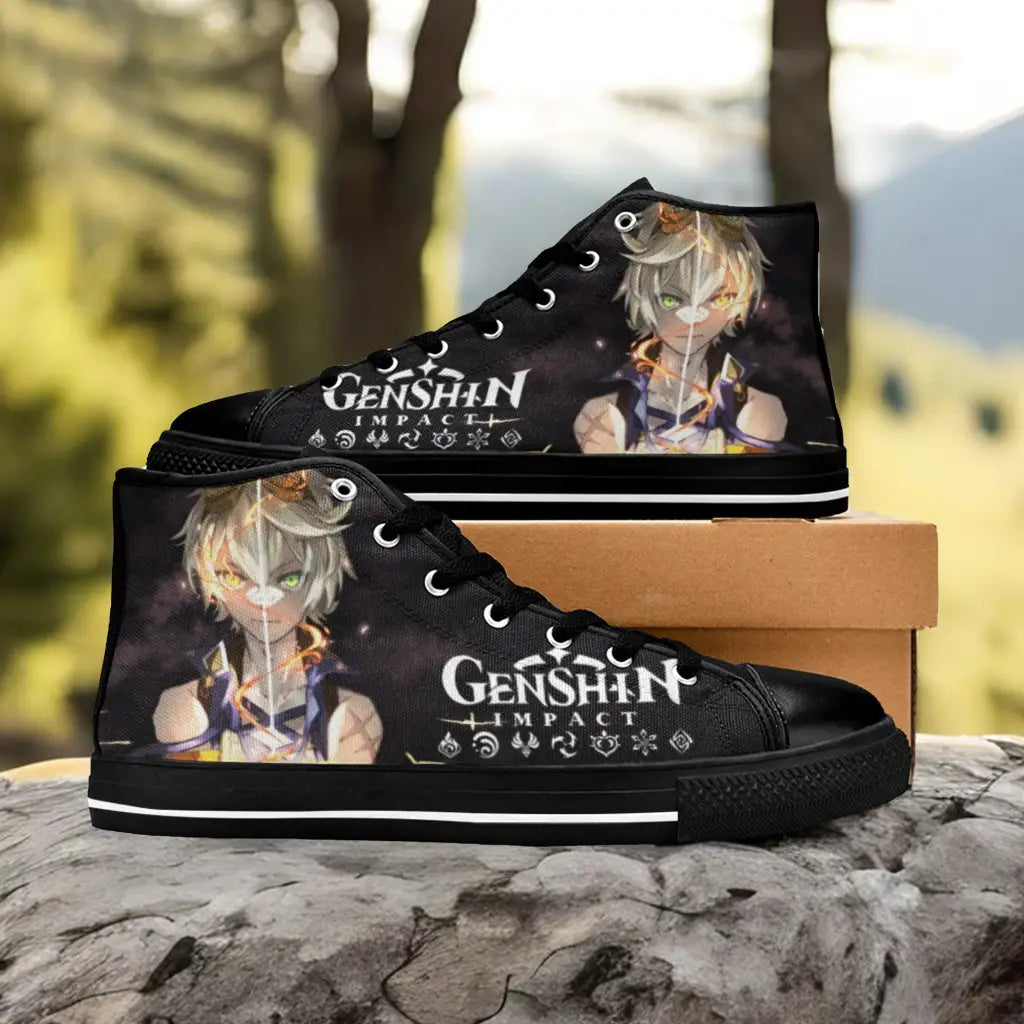 Genshin Impact Bennett Shoes High Top Sneakers