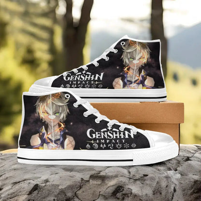 Genshin Impact Bennett Shoes High Top Sneakers