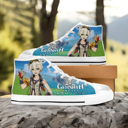 Genshin Impact Bennett Shoes High Top Sneakers