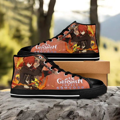 Genshin Impact Diluc Shoes High Top Sneakers