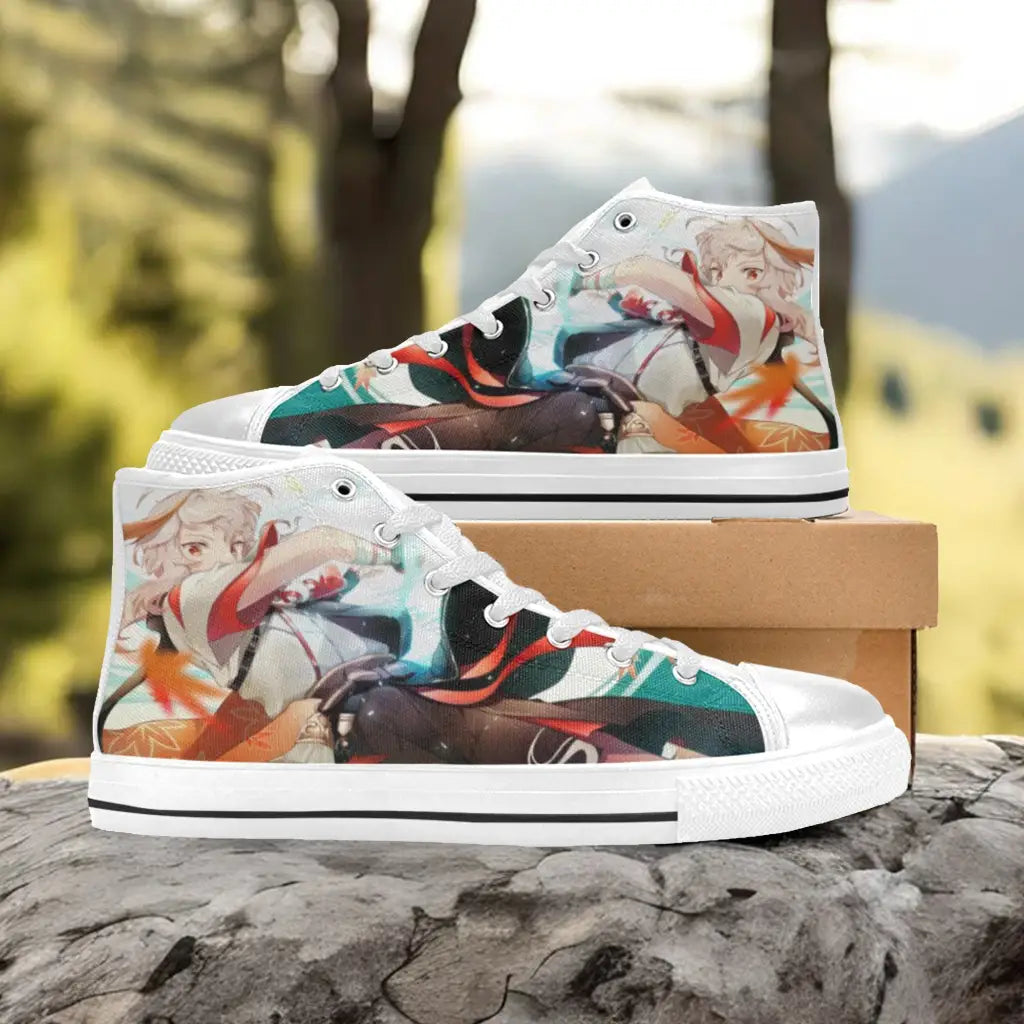 Genshin Impact Kaedehara Kazuha Custom High Top Sneakers Shoes