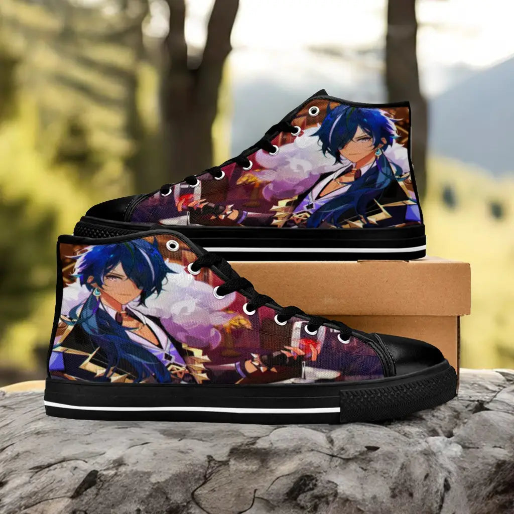 Genshin Impact Kaeya Shoes High Top Sneakers