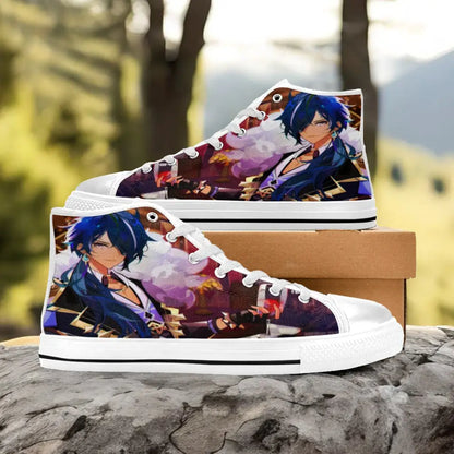 Genshin Impact Kaeya Shoes High Top Sneakers