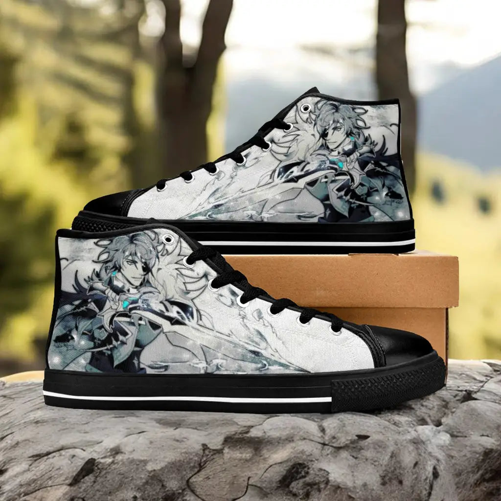 Genshin Impact Kaeya Shoes High Top Sneakers