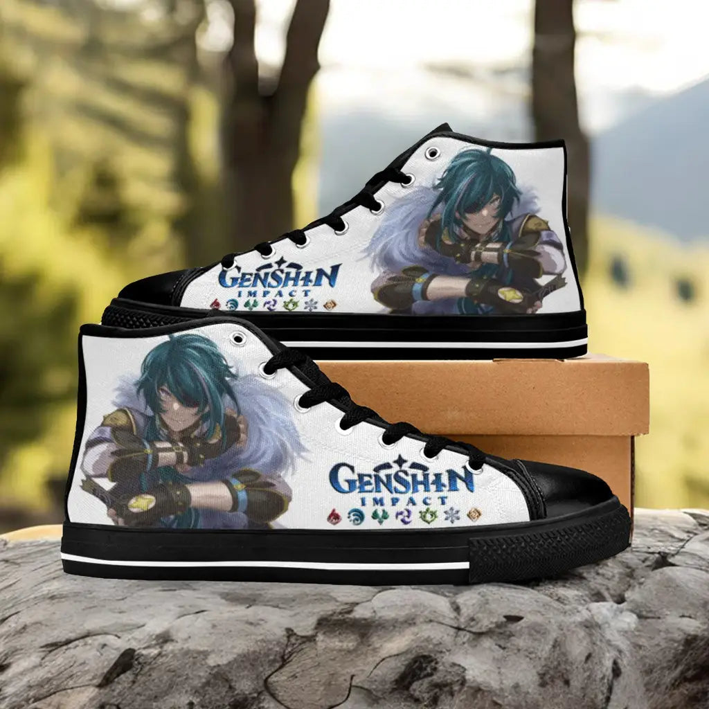 Genshin Impact Kaeya Shoes High Top Sneakers