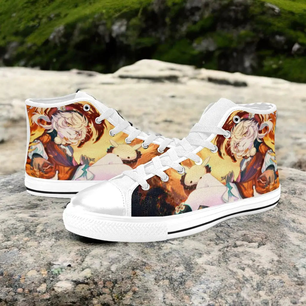 Genshin Impact Klee Shoes High Top Sneakers